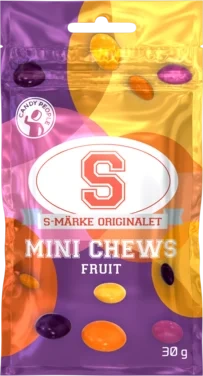 S-märke Mini Chews Fruit 30g Candy People