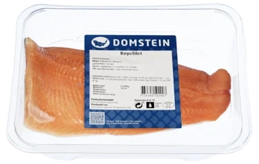Røyefilet M/skinn Domstein