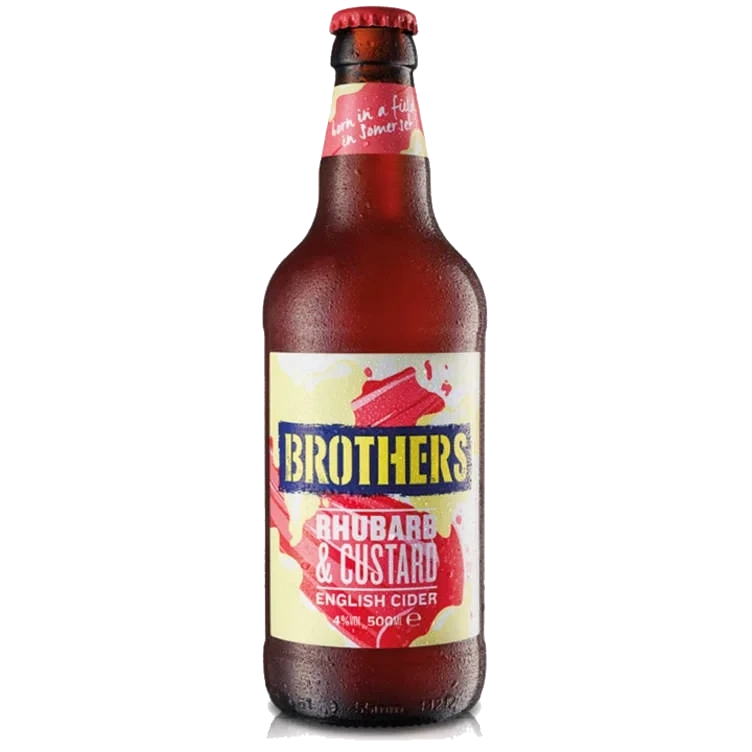 Rhubarb & Custard Cider 4% Brothers