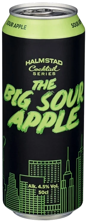Halmstad Cider The Big Sour Apple 0,5l boks
