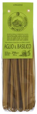 Linguine m/Hvitløk & Basilikum 250g Morelli