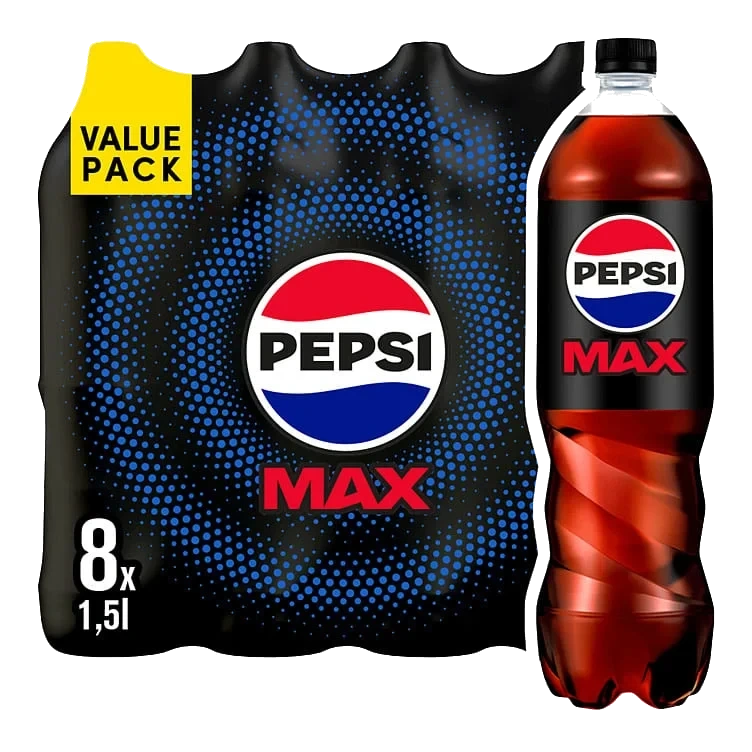 Pepsi Max 1,5lx8 flaske
