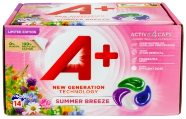 A+ Summer Breeze Active4 Caps Box 14stx8