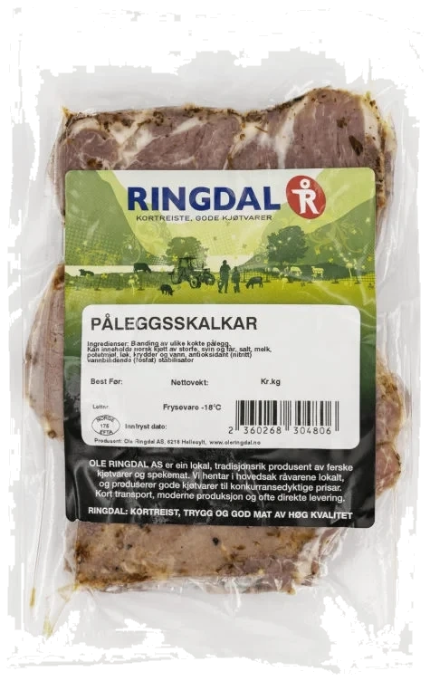 Pålegsskalker Fersk Vacum Ringdal