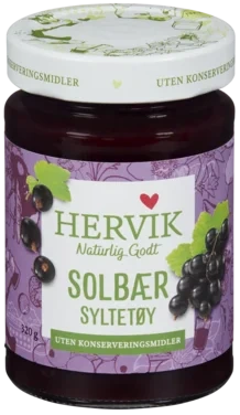 Hervik Solbærsyltetøy 320g