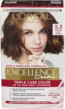Loreal Paris Excellence Golden Light Brown 5.3