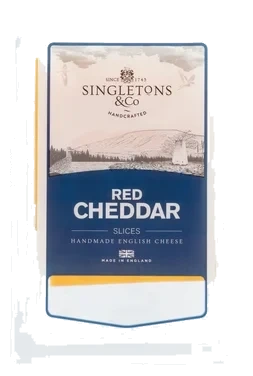 Engelsk Cheddar Skivet 100g Singletons