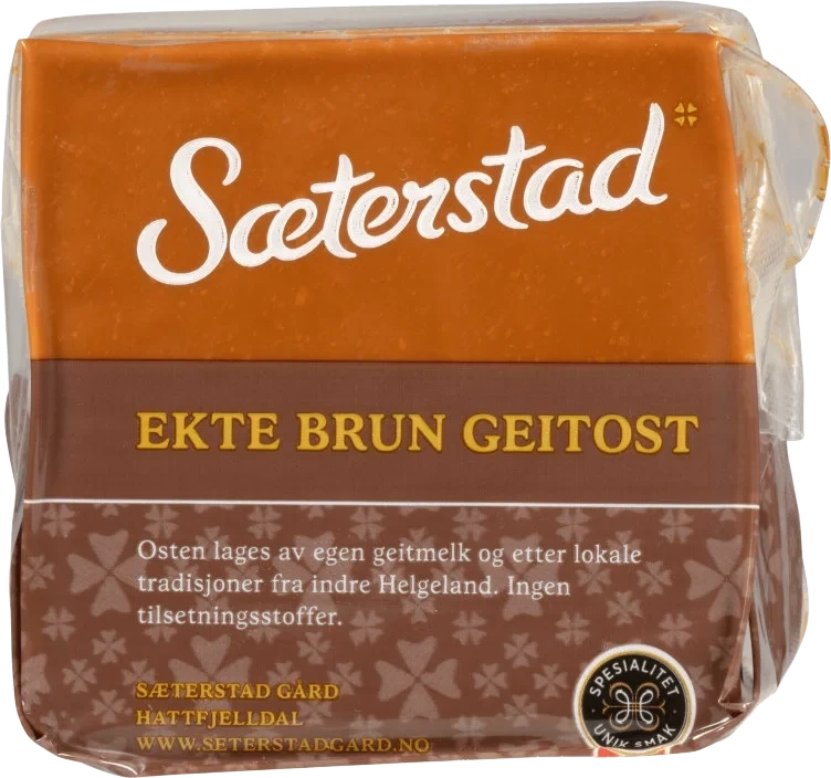 Ekte Brun Geitost 330g Sæterstad Gård