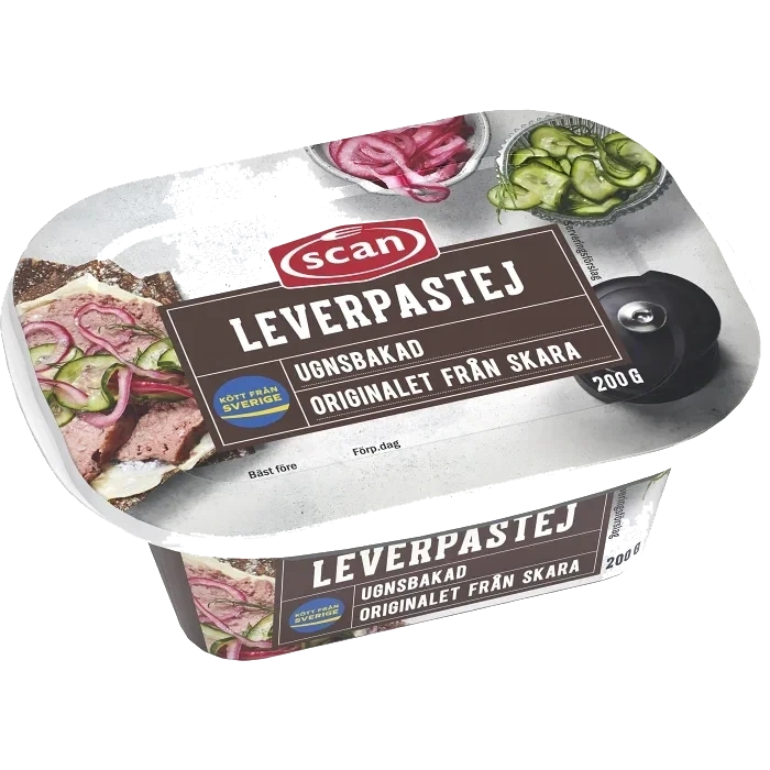 Leverpastej Ugnsbakad 200g Scan