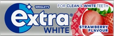 Extra White Strawberry Tyggis
