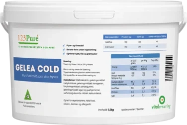 Fortykningpulver Gelea Cold 1.5kg Geleringpulver Til Geleringskost 1.5 kg