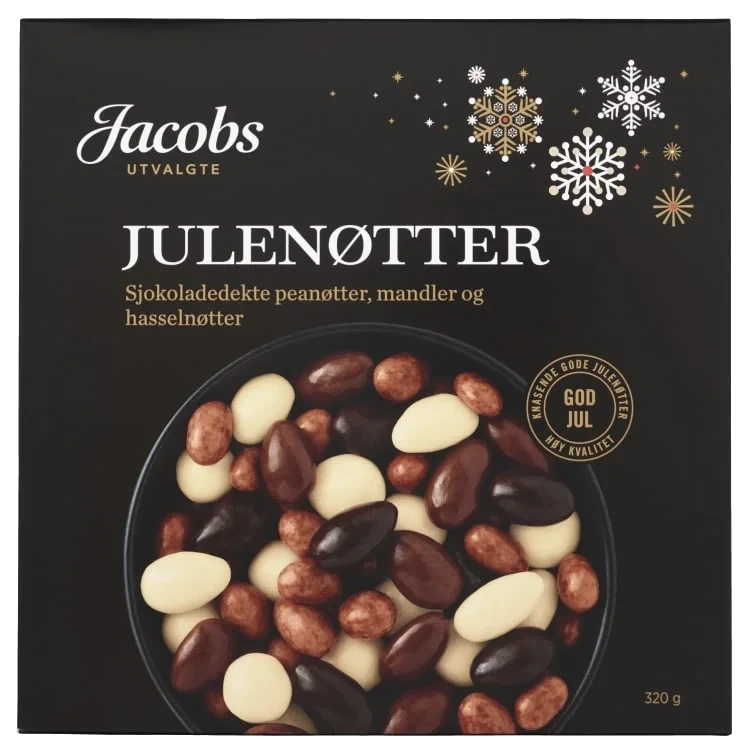 Nøttemix m/Sjokoladetrekk 320g Jacobs