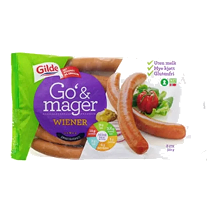 Wienerpølse 520g Go & Mager