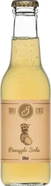 Three Cents Pineapple Soda 24fl Á 20cl