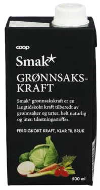 Grønnsakkraft 500ml Smak