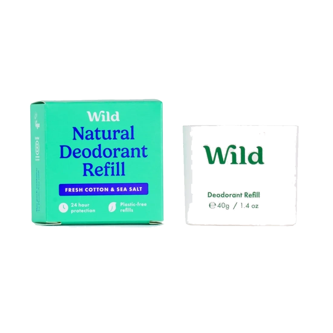 Wild Deodorant Cotton & Sea Salt Refill
