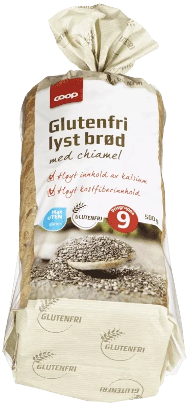 Coop Glutenfri Brød med Chiamel 500g