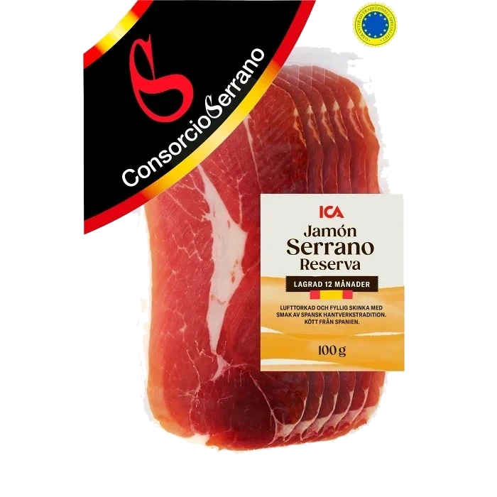 Jamón Serrano 100g ICA