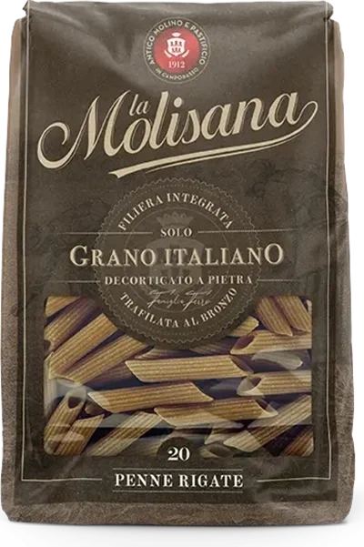 La Molisana Penne Rigate Fullkorn No 20, 500g