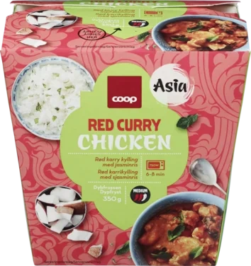 Red Curry Chicken With Jasmine Rice
