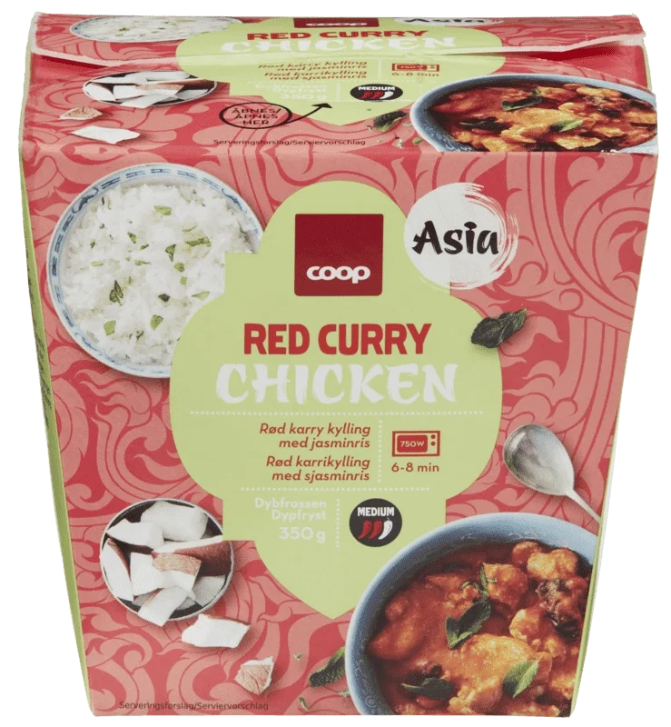 Coop Red Curry Chicken 350g