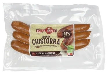 Spansk Chistorra 230g Toten Kjøtt