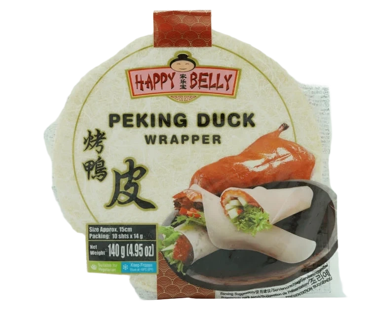 Happy Belly Peking Duck Wrapper 15cm 30x140g