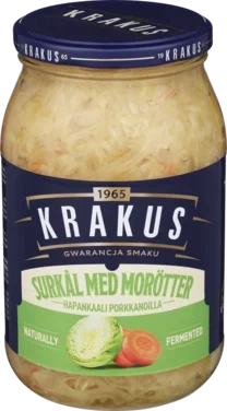 Surkål med Morötter 900g Krakus