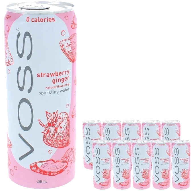 Kolsyrat Vatten Strawberry Ginger 10-pack