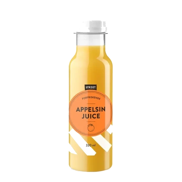 Street  Appelsinjuice 330ml Fl 12stk