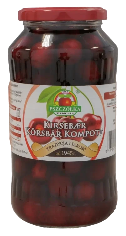 Kompott Kirsebær 720g