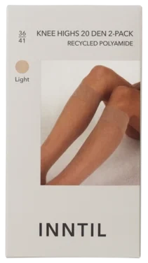 Knee Highs, 20 Den, 2 Pairs, Light, 36-41