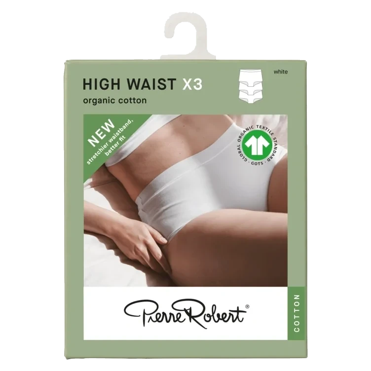 Truse High Waist Cotton White S Pierre-Robert