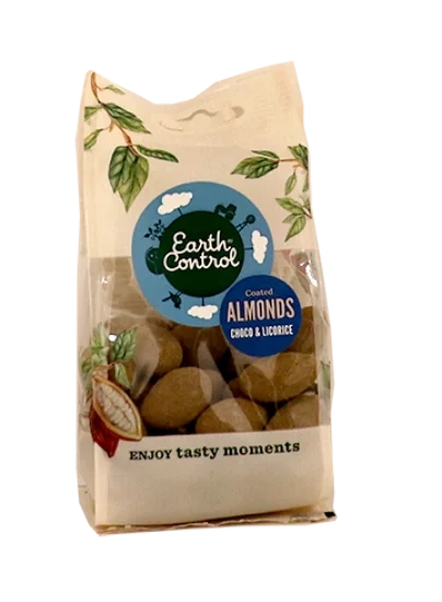 Earth Control Mandel m/sjokolade & lakris 150g