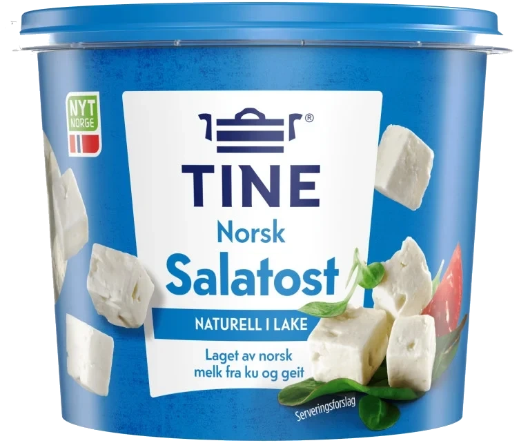 Salatost Naturell 220g Tine