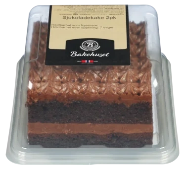 Sjokoladekake 2pk 320g Bakehuset