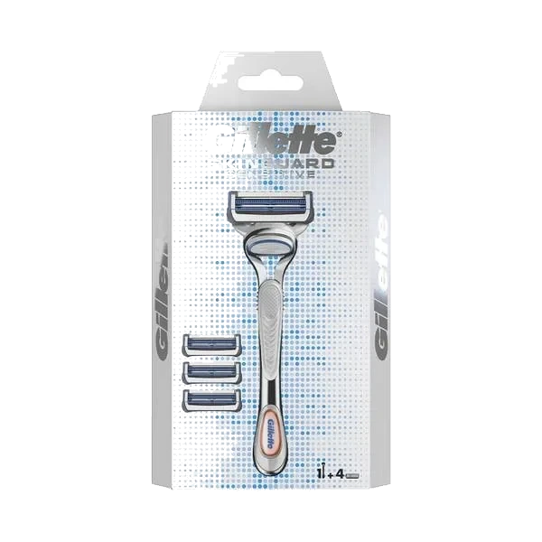 Skinguard - Barberhøvel og 3 ekstra blader