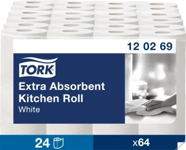Prem.kjøkkenrull Papir Tork