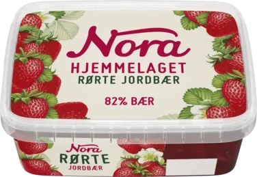 Nora Jordbær Rørte 280g