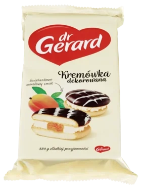 Kjeks Kremowka Dekor Aprikos 330g dr Gerard
