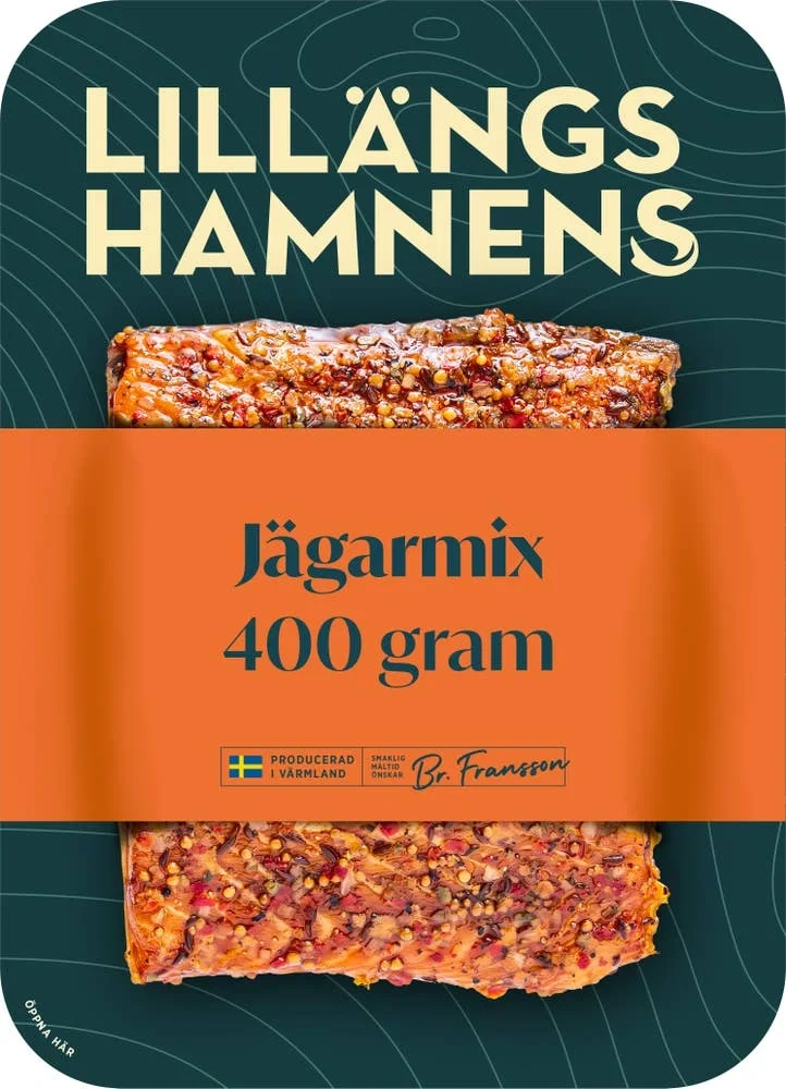Varmrökt Laxfilé Jägarmixmarinerad