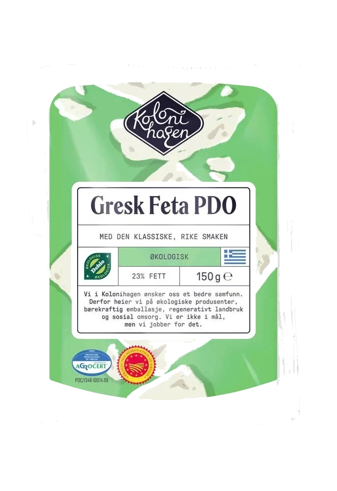 Økologisk gresk feta PDO
