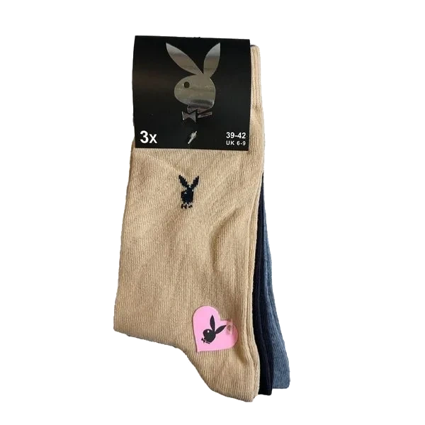 Sokker 3pk - Beige/Navy/Blue