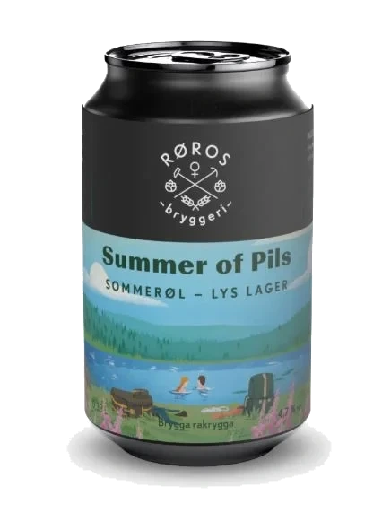 Summer Of Pils Fra Røros Bryggeri 0.33l bx 1/3pl
