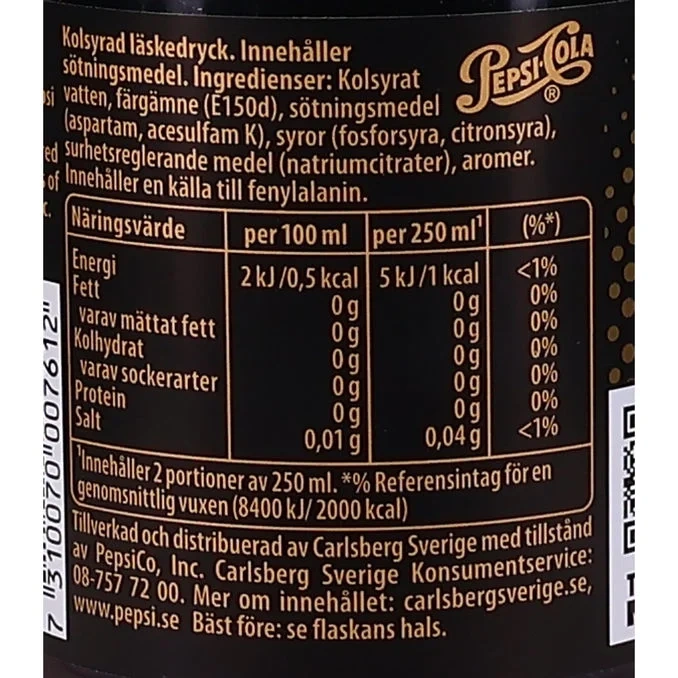Pepsi Max Koffeinfri