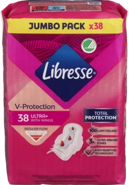 Libresse Ultra Normal Wing Bigpack 38stk