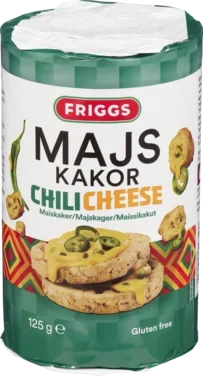 Friggs Maiskaker Chili Cheese 125g