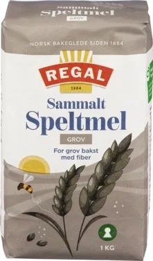 Sammalt Speltmel Grovt 1kg Regal