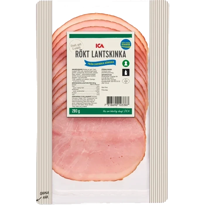 Lantskinka Rökt 280g ICA