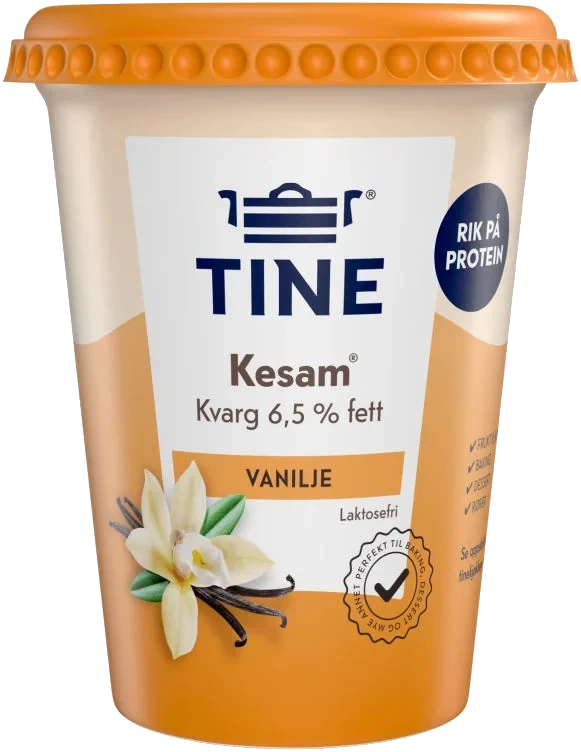 Tine Kesam Vanilje Laktosefri 420g